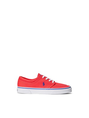 

Мужские красные кроссовки POLO RALPH LAUREN Comfort Faxon с круглым носком на платформе и шнуровке, Красный, 816861095003