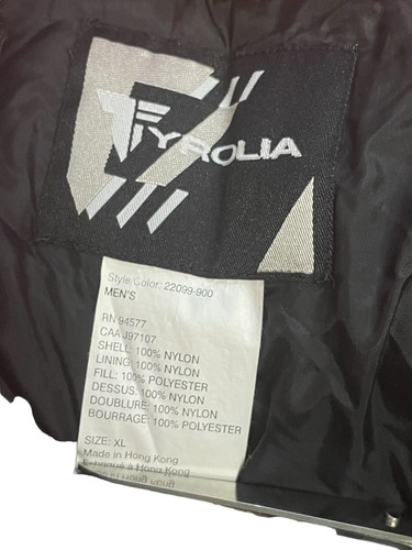 Tyrolia Snowboarding Hooded Jacket Mens Size XL Red
