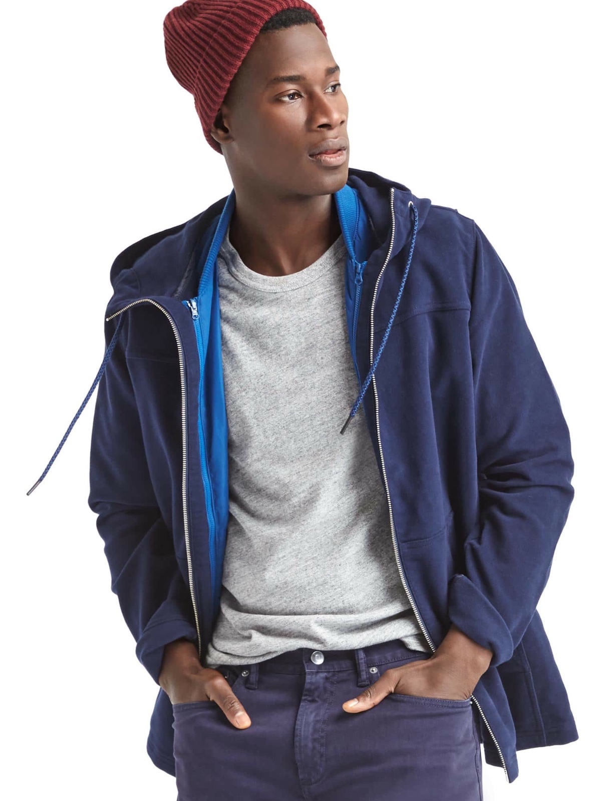 

ПАРКА 3 В 1 GAP x GQ STEVEN ALAN, Синий