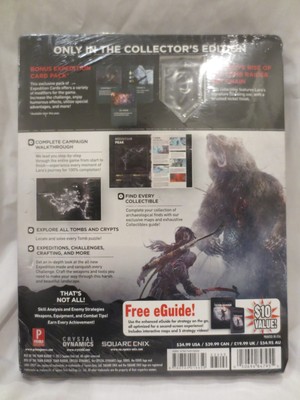 Rise of Tomb Raider Collector's Edition Strategy Guide Sealed w/ Keychain Prima