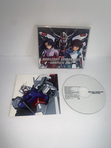 Mobile Suit Gundam Seed Complete Best Soundtrack OST CD Anime 12T OBI Tofu Sony