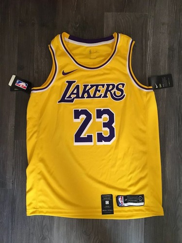 Nike Nba Swingman Jersey Lebron James Lakers - Men's Large 48 ~  $135.00 CV9481