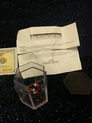 One to Eight Dice Trick Colored Dice Crazy Dice Magic Trick