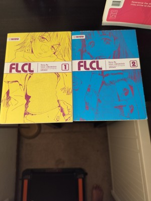 Fooly Cooly FLCL Light Novel Volume 1&2 English Book Manga Tokyo Pop