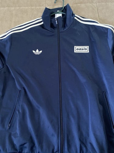 ジャケット・アウター adidas Oasis Tour Firebird Track Top 3XL Adidas Oasis Tour Indigo FIREBIRD TRACK TOP Jacket XL NWT