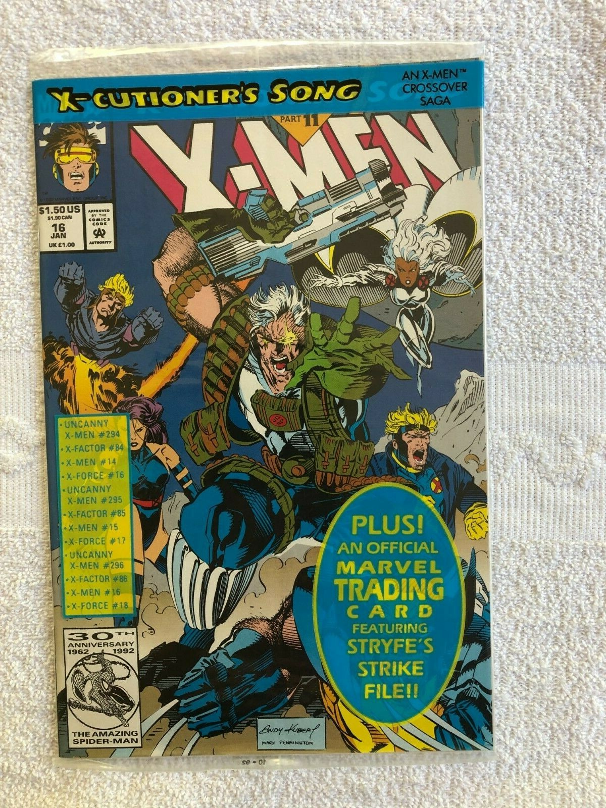X-Men #16 (Jan 1992, Marvel) *Sealed VF+ 8.5 | eBay