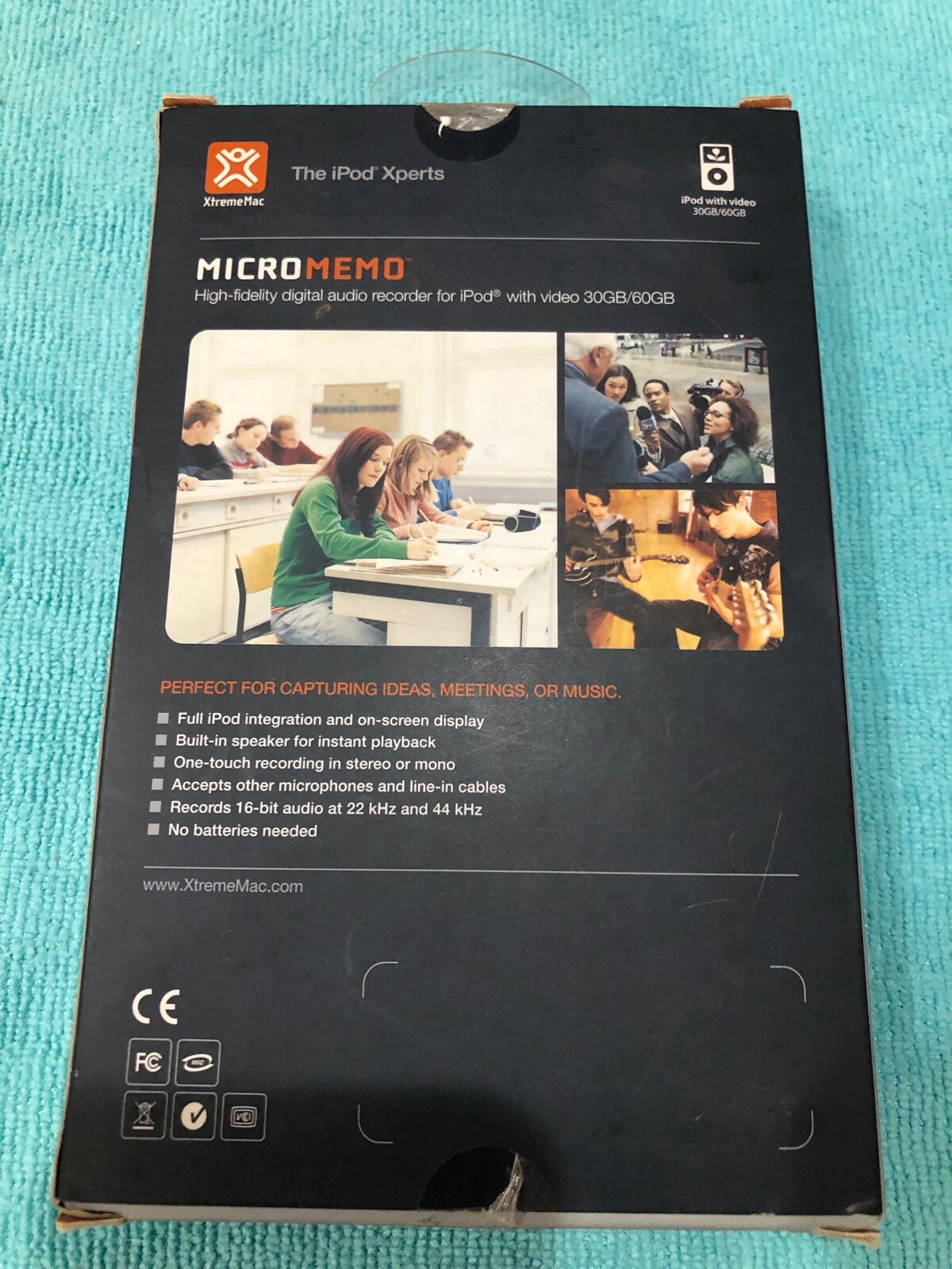 MicroMemo for the Apple iPod