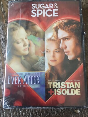2 ROMANTIC DRAMAS Drew Barrymore EVER AFTER James Franco TRISTAN + ISOLDE NEW!!