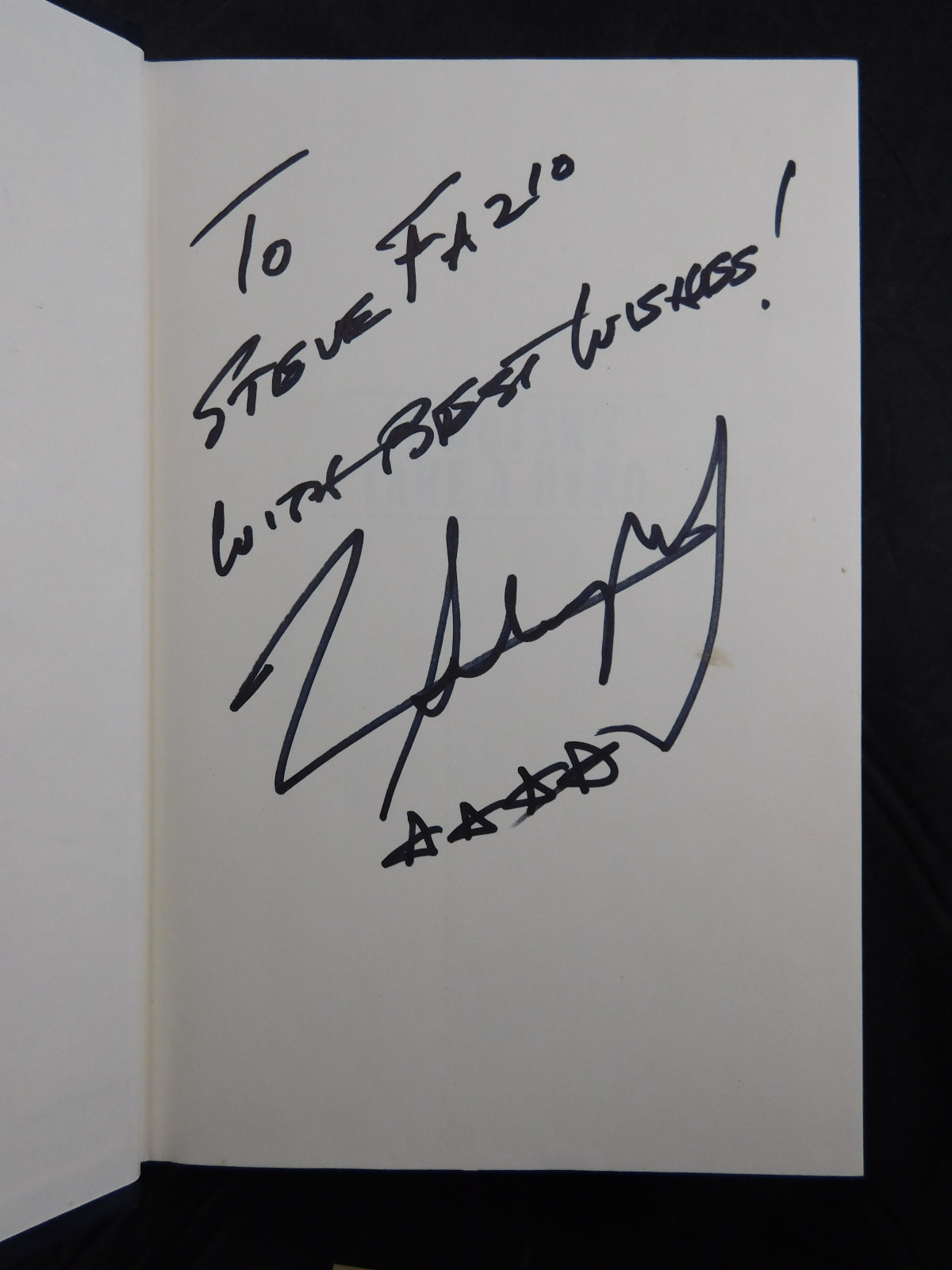 My American Journey - Colin Powell / It Doesn't Take a Hero - Schwarzkopf Signed