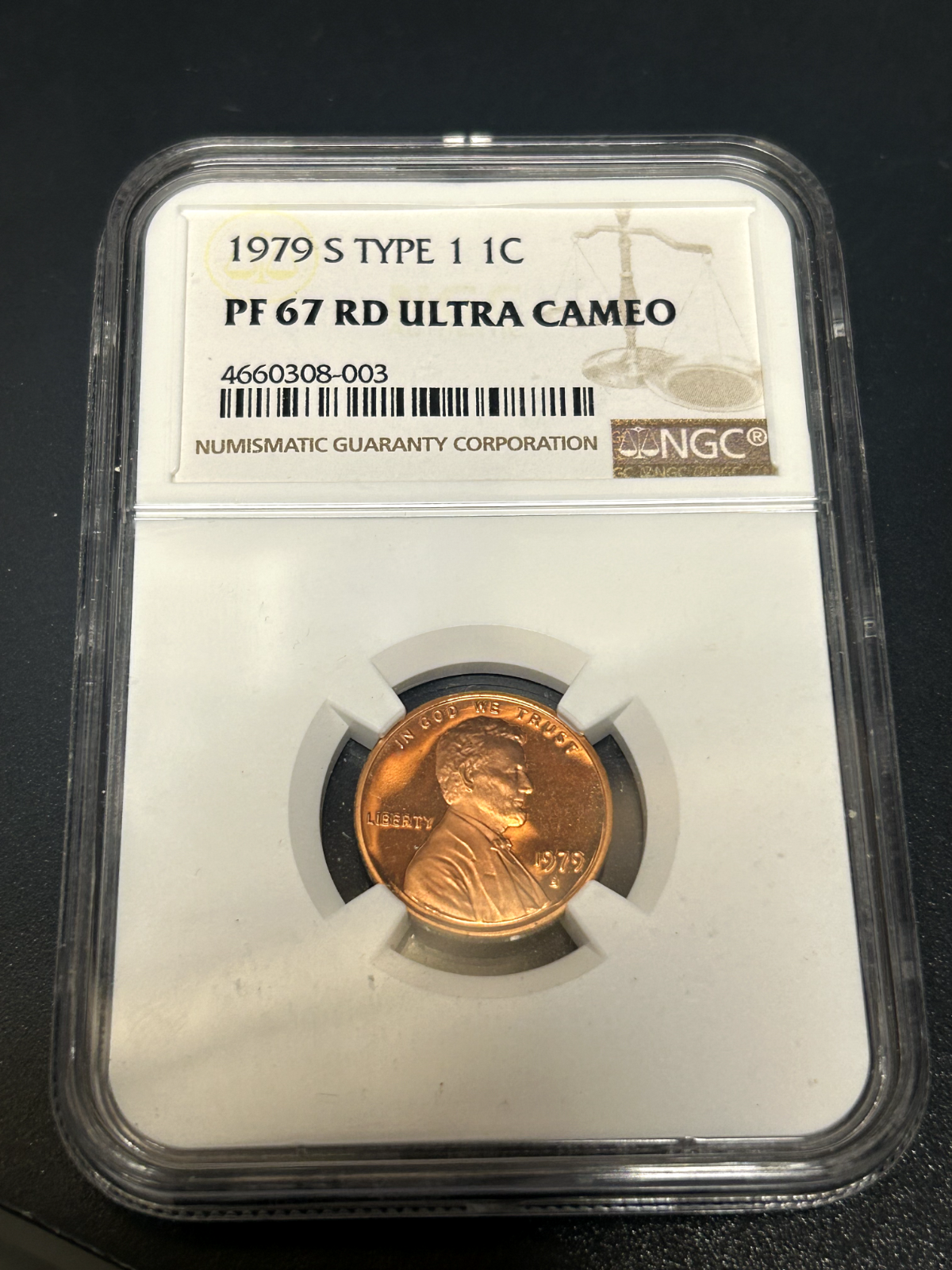 1979 S Type 1 Lincoln Memorial Cent 1C PF67 RD Ultra Cameo