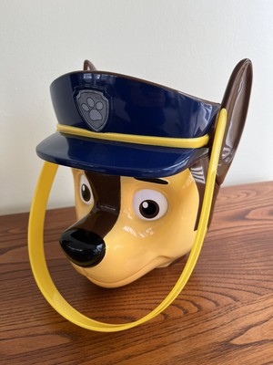 Paw Patrol Chase Plastic Easter Halloween Bucket Pail Candy Basket