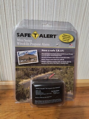 Safe T Alert 20-441-P-BL Mini Hard-Wired Propane/LP Gas Alarm - 12V, 20 Series,