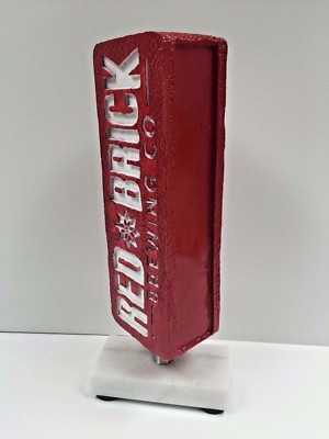 Red Brick Brewing Company Tap Handle Keg Marker Display VGC / Mint & FreeShip 9