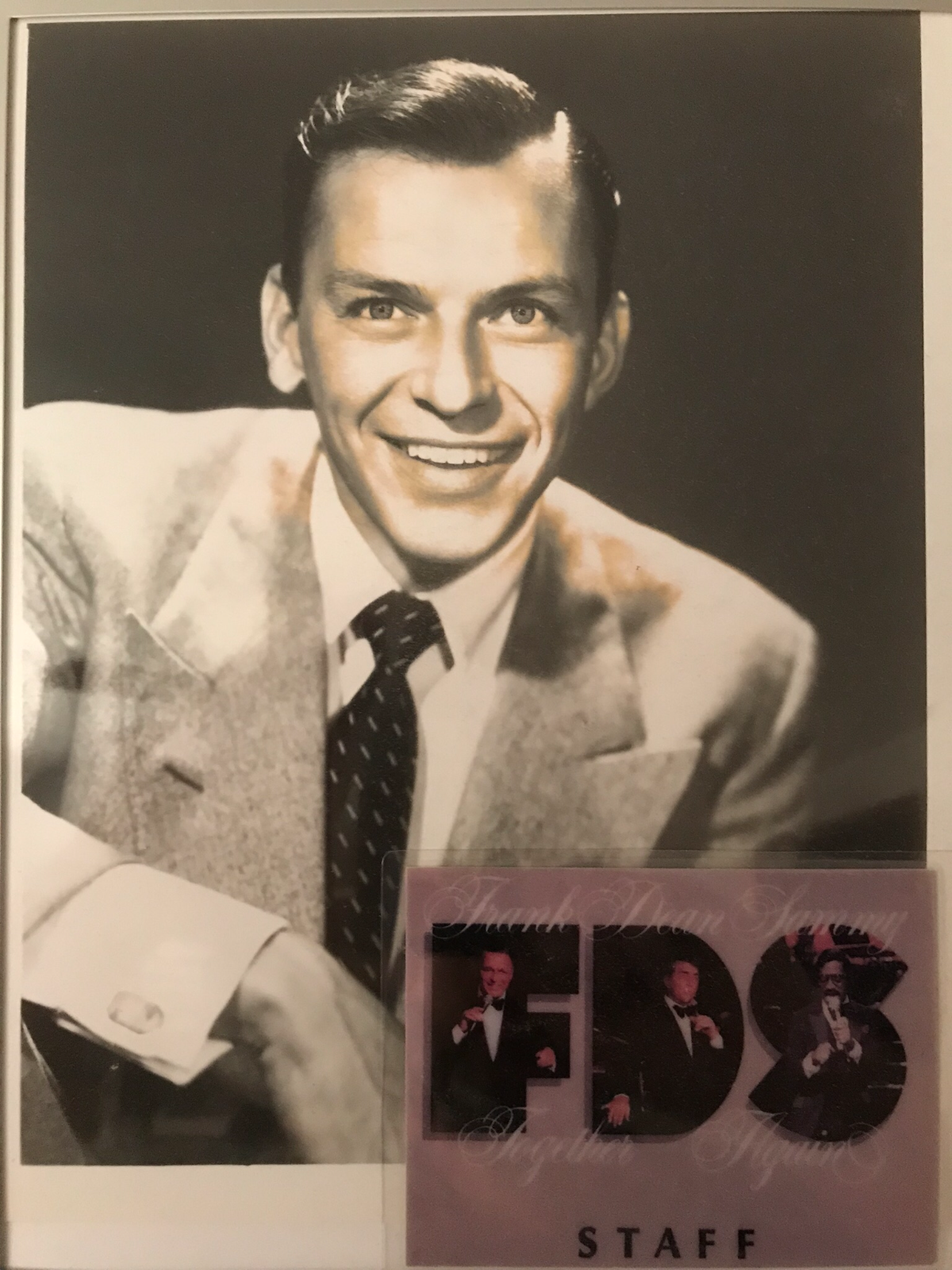 THE RAT PACK DEAN MARTIN, SAMMY DAVIS, JR. & FRANK SINATRA - 8X10 PHOTOS FRAMED