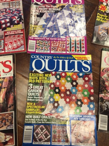 Lot Of 7 Quilting Magazines Country Quilts And More. Lot 1