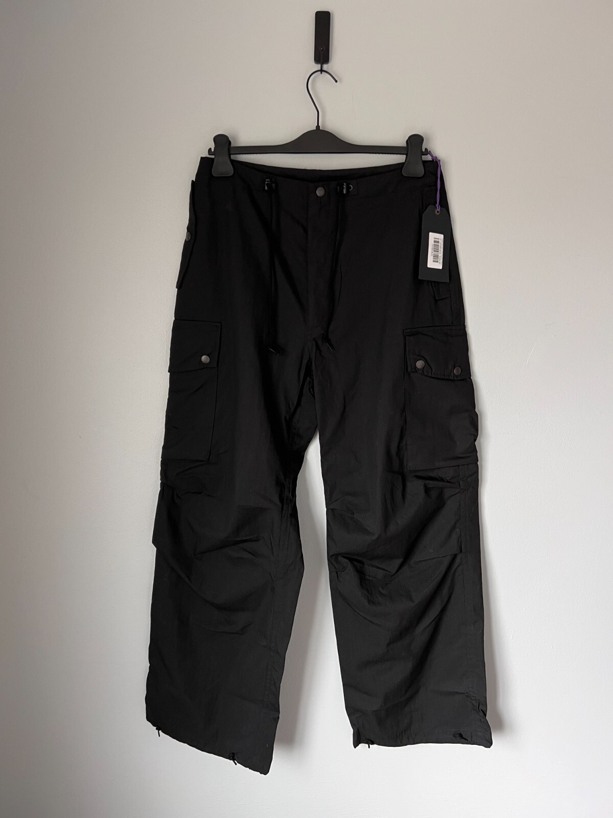 Needles Oxford Cloth Cargo Field Pants - Size Large - Black