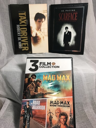 DVD Movie Bundle 3 Movies Suspense Action Drama R, MAD MAX