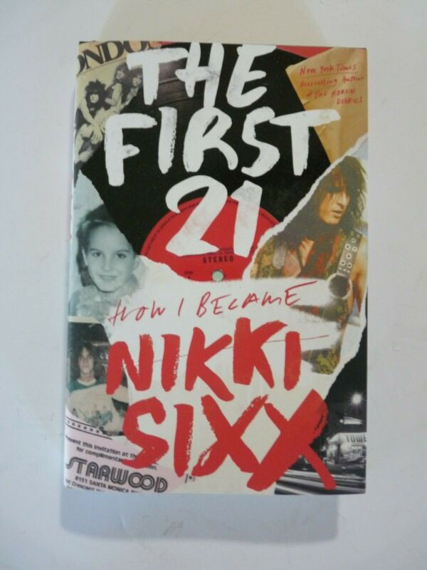 Nikki Sixx Motley Crue 21 Signed Autographed Hb Book Beckett Certified