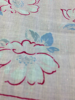 2 vintage handkerchiefs mint green with lace and a Jean d