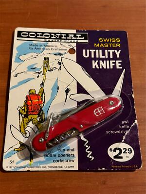 1971 Colonial Swiss Master Utility Knife, Model 51