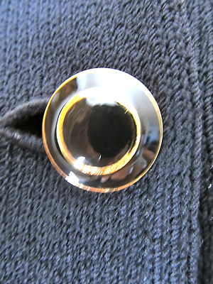 Pre-owned St John Knit Sz 6 Womens Suit Jacket Black & Br White Logo Buttons