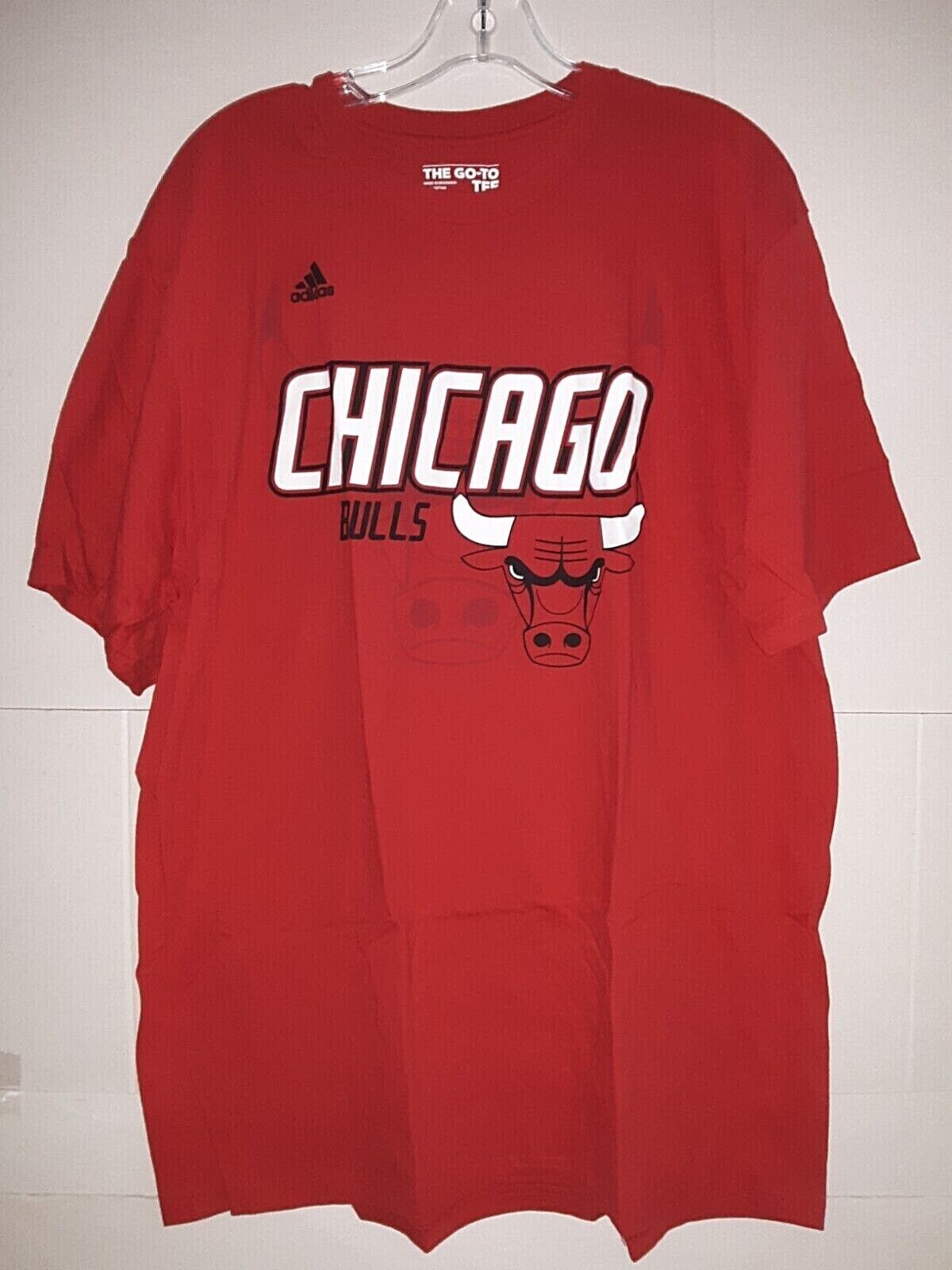 90s/NBA/CHICAGO/シカゴブルズ/Tシャツ/XL/コットン/RED Vintage Chicago Bulls Logo 7 T-Shirt Size Large Red 90s NBA