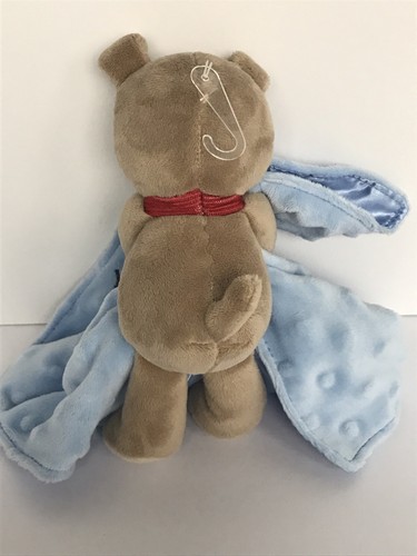 Carters Child Mine Puppy Dog I Love Mommy Blue Security Blanket Lovey ~Tag Wear