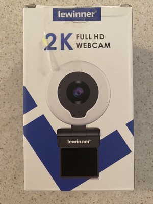 lewinner New 2K Full HD Web Cam With Ring Light And Tripod & Microphone