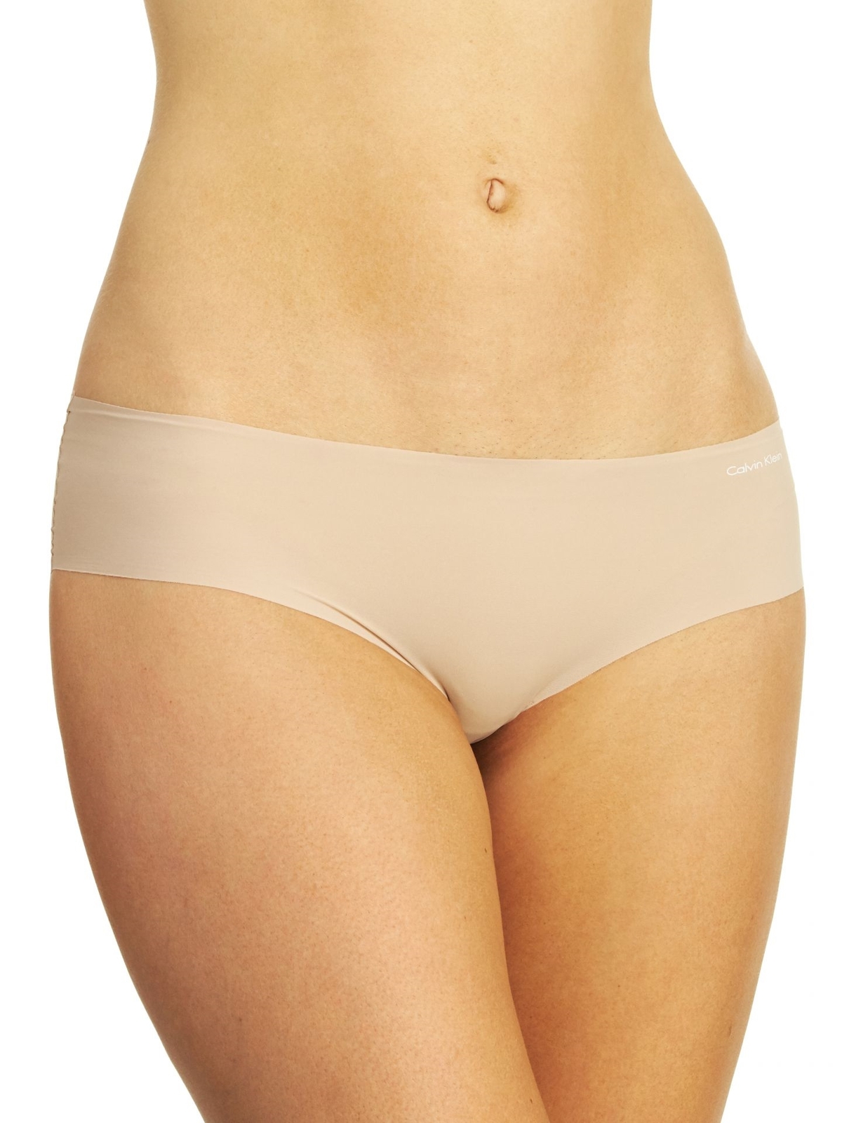 Calvin Klein 256978 Women's Invisibles Hipsters Caramel Underwear Size Medium