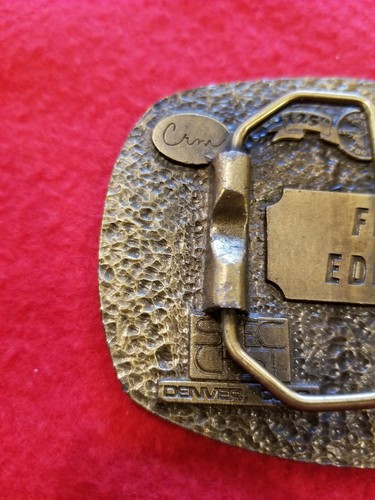 Vintage Klein Tools First Edition Belt Buckle 125 Years 1857 -1982-USA