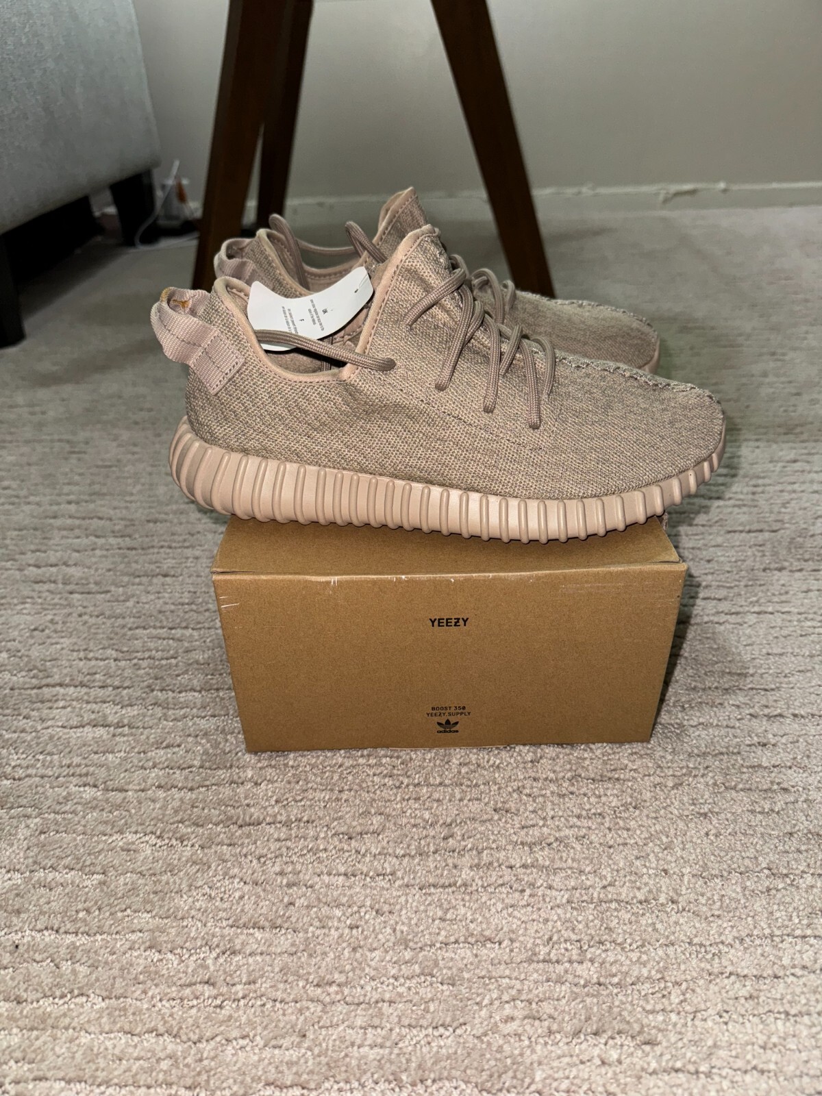 tan yeezy v1