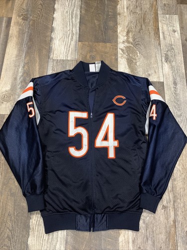 Chicago Bears #54 Urlacher NFL Players Full Zip Jersey Mesh