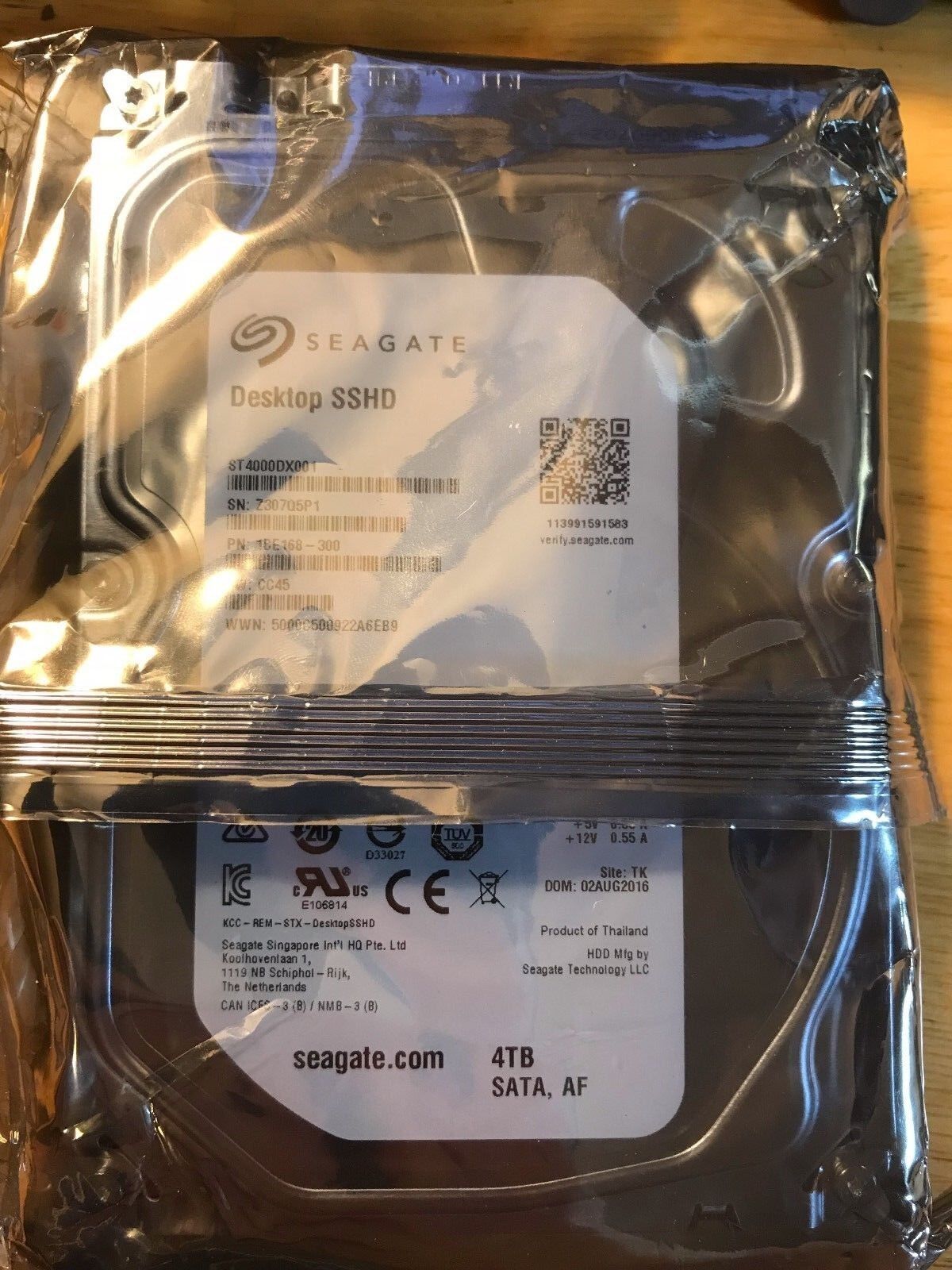 Seagate ST4000DX001（3.5インチ HDD 4TB） For Seagate ST4000DX001 4TB MLC/8GB 64GB SATA III 3.5