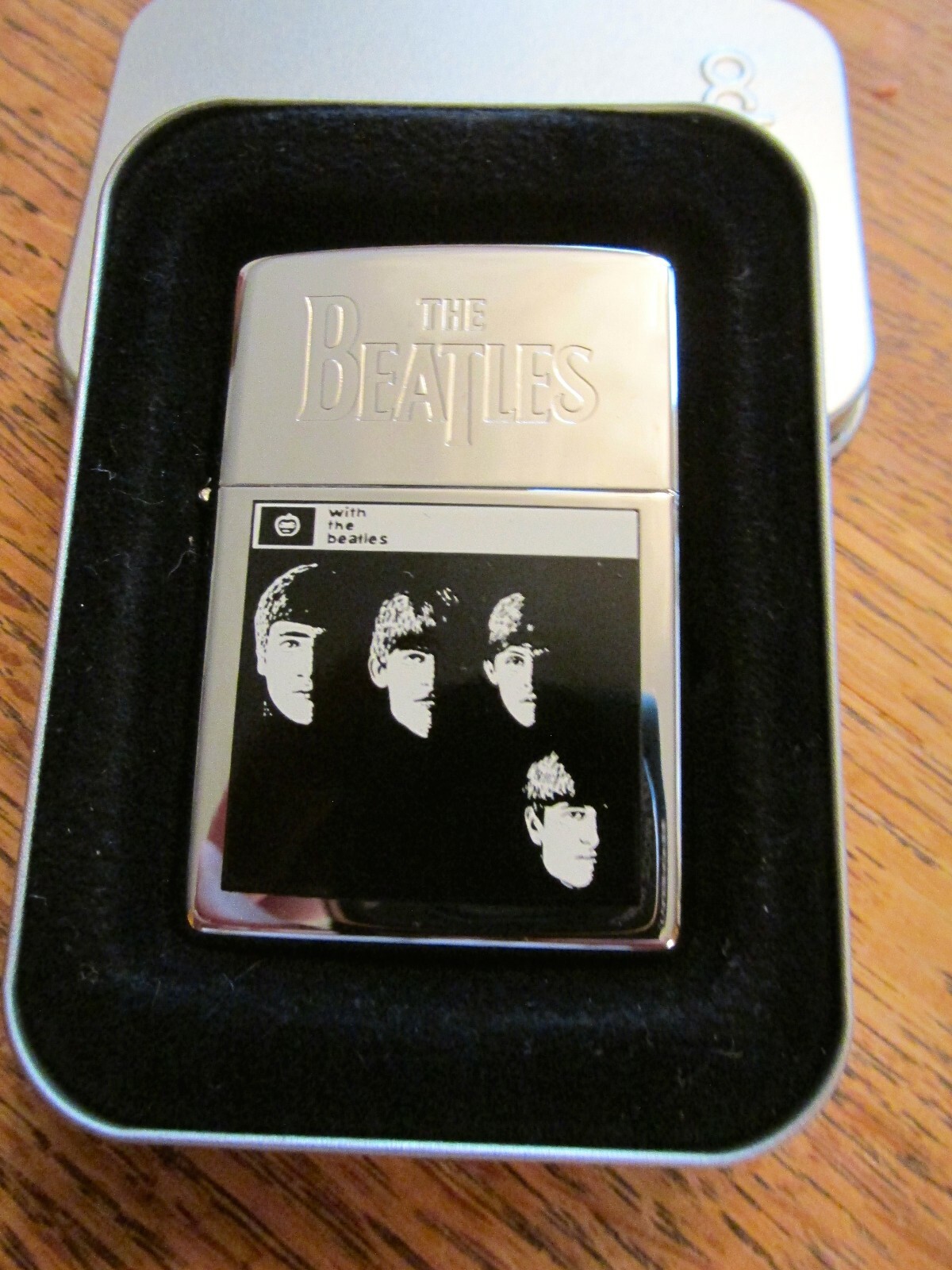 Beatles Zippo Lighter - With The Beatles ~ NEW IN TIN -4 | eBay Beatles Zippo Lighter - With The Beatles ~ NEW IN TIN -4 | eBay