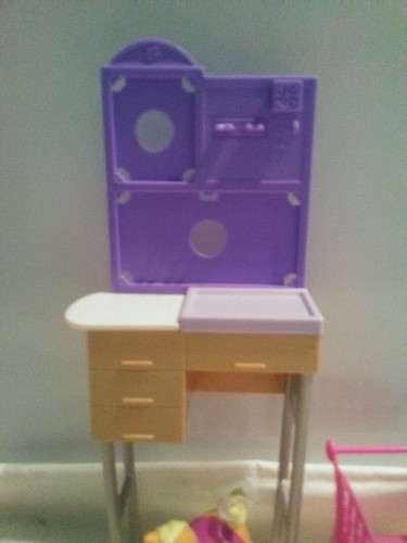 Barbie Desk Pony/ Shopkins Cart Chair Mixed Lot