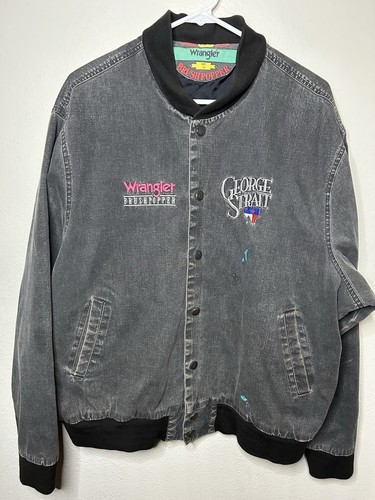 Vintage Wrangler BrushPopper George Straight Tour Country Vintage Wrangler BrushPopper George Straight Tour Country
