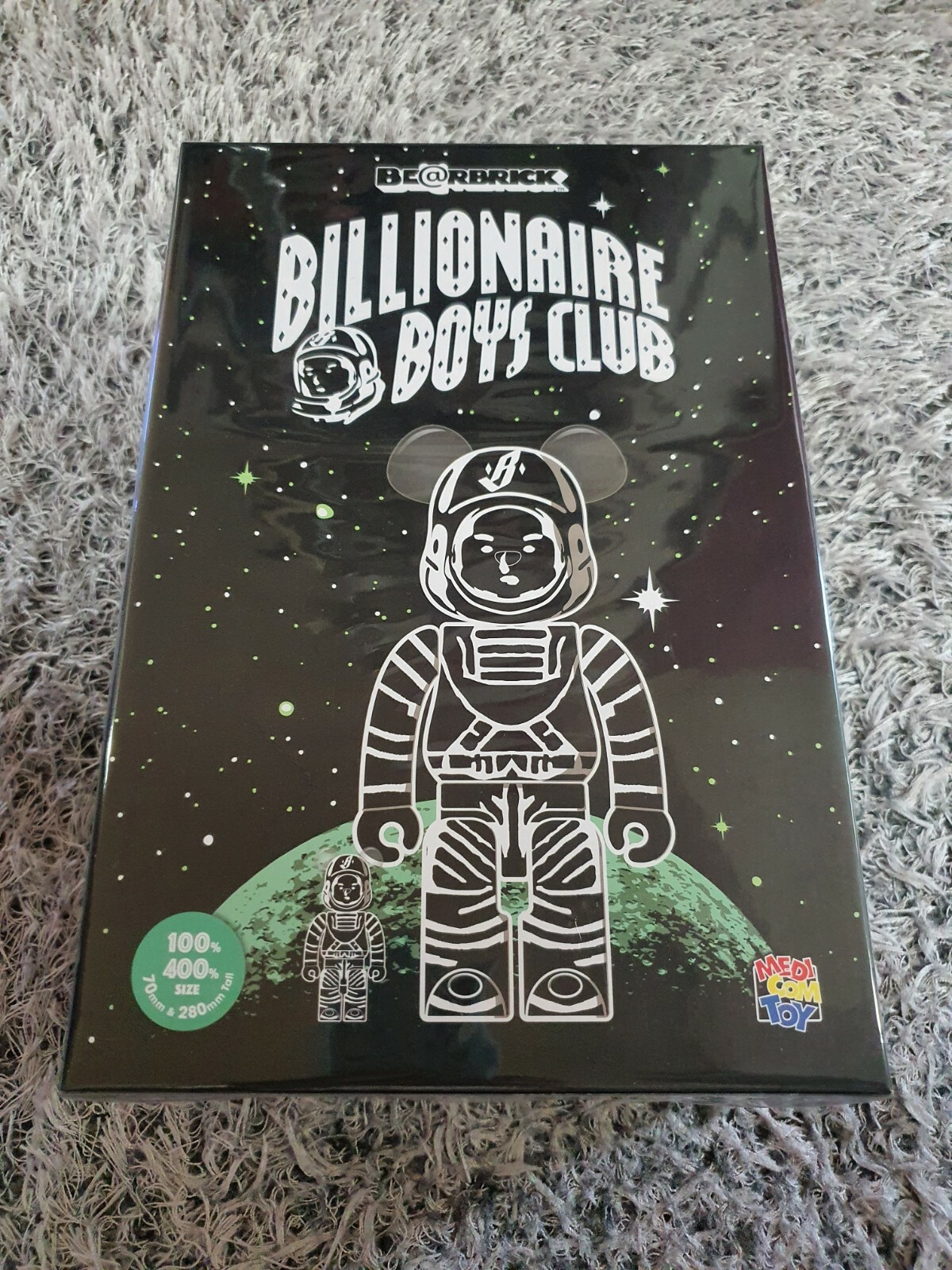 BBC - BE@RBRICK ビリオネアボーイズクラブ BLACK 100% &amp; 400% Vintage MR Bearbrick Billionaire Boys Club Starfield 100