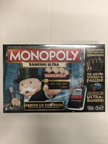Monopoly Banking Ultra - Brettspiel von Hasbro Neu / Ovp!