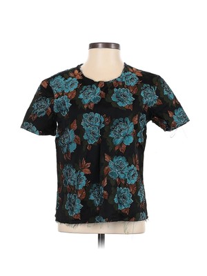 Marques Almeida Women Green Short Sleeve Blouse XS