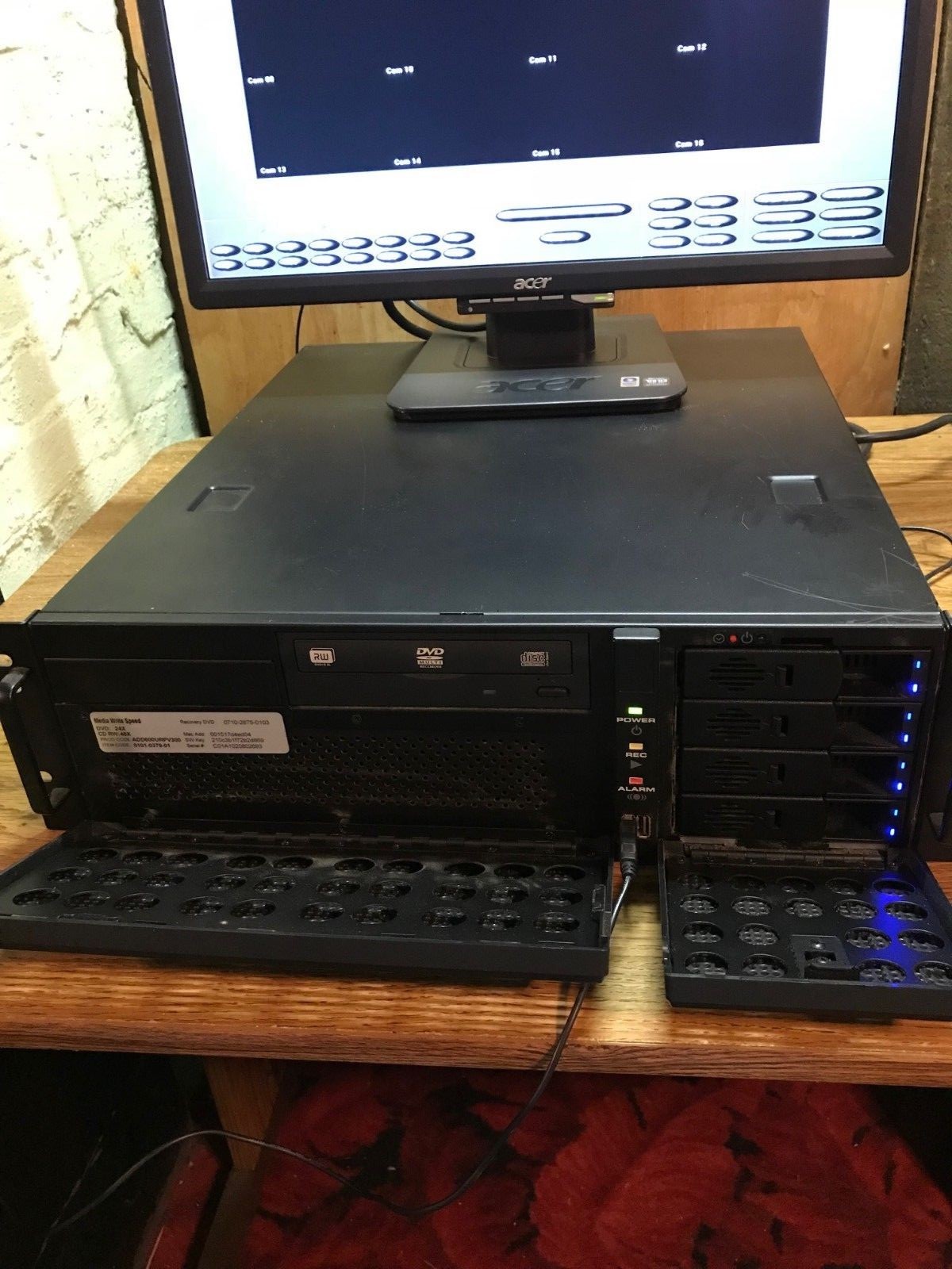 American Dynamics Intellex Ultra Premier 3TB RAID v5 16 channel ADD600URPV300