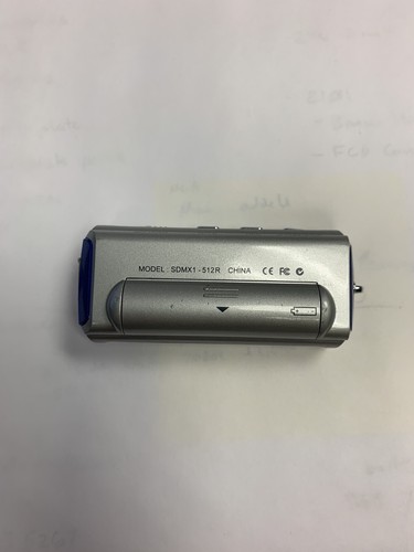 SanDisk SDMX1 - 512R 512mb MP3 Player Working Blue
