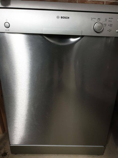 bosch stainless steel freestanding dishwasher sms40e08au