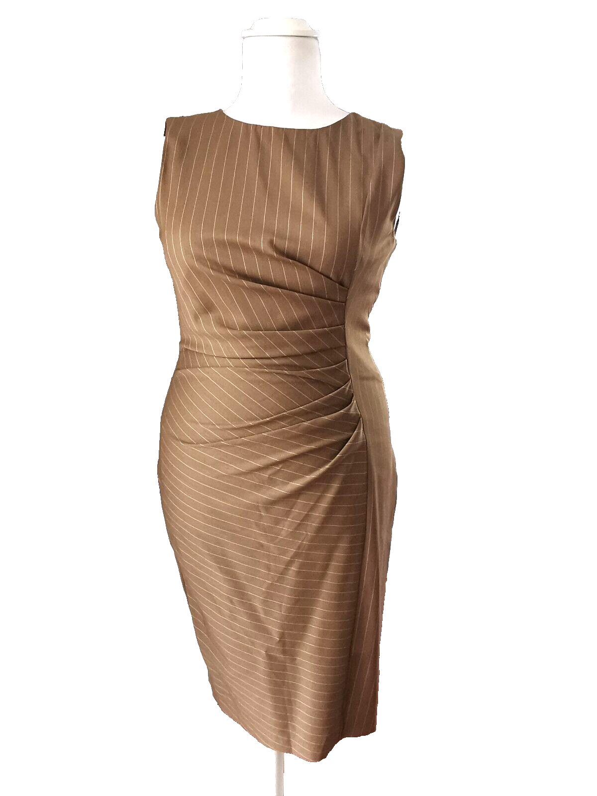 MAX MARA Camel Brown Virgin WOOL Dress US12_ It46_ De42_ Gb14_ Fr44 | eBay