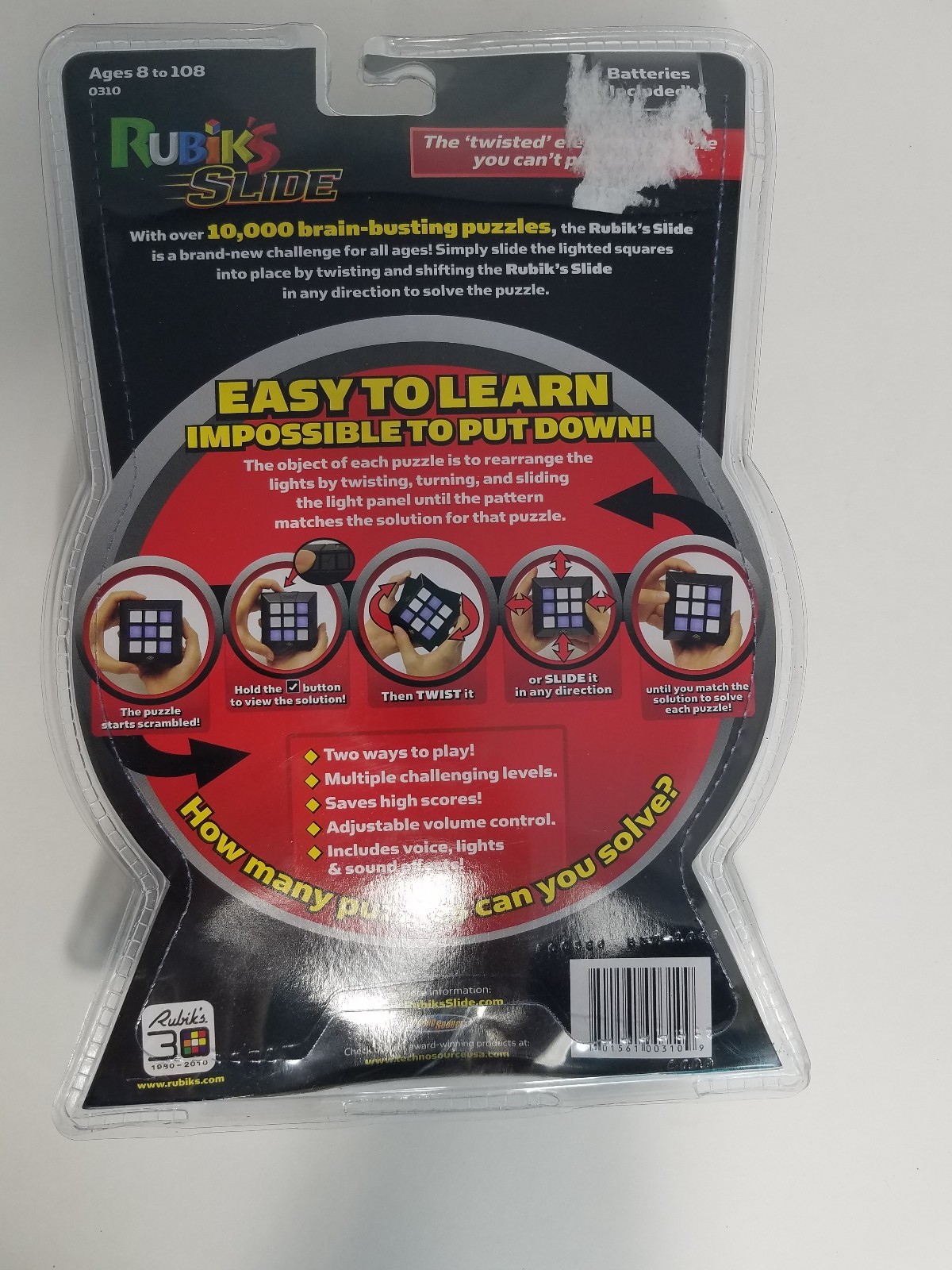 Technosource: Rubik's Slide Electronic Puzzle Game