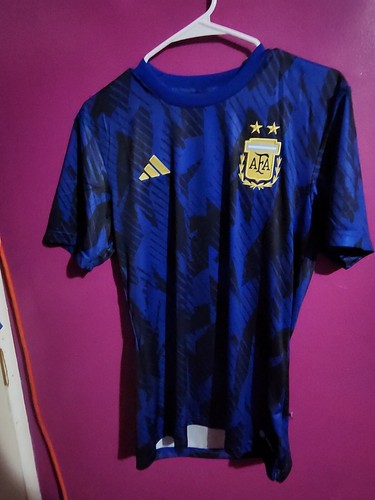 ウェア adidas - 14&#39;s World Cup Argentina  Game SH Adidas Argentina Windbreaker Jacket Men's Medium White Zip