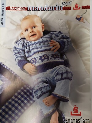Sandes Mandarin Sandnes Uldvarefabrik Norwegian Designs Knitting 