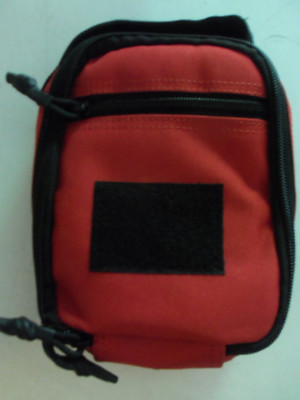 NEW - Tactical Survival Medial EMS EMT Insertion MOLLE Pouch EMERGENCY RED 7x5x2