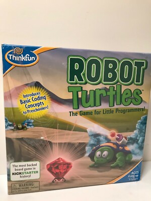 ROBOT TURTLES Game for Little Programmers Thinkfun 2014 New in Box