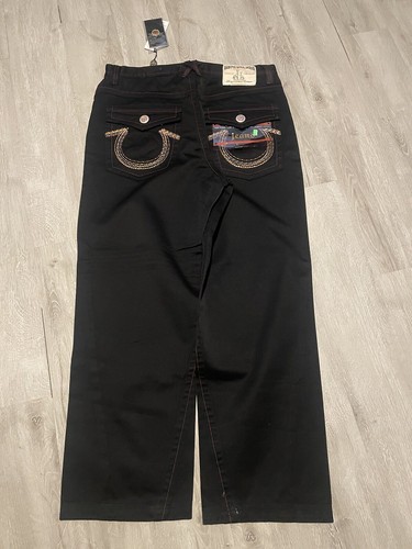 【YOURNUS】Washed Black Vintage Wide Denim blackjeansback.png?v=