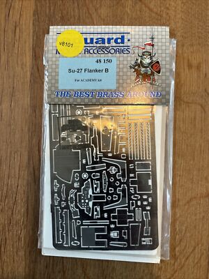 Eduard 1/48 Su-27 Flanker B Photo Etch Detail Set for Academy sealed #48-150 NOS